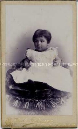 Porträt eines kleinen Mädchens, Carte de Visite