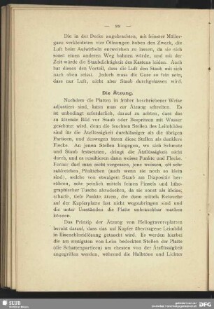 Die Ätzung