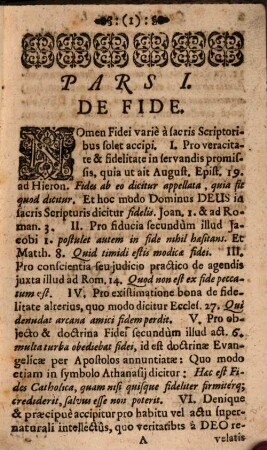 Tractatus Theologicus De Virtutibus Theologicis Fide, Spe Et Charitate