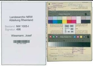 Entnazifizierung Josef Wiesmann , geb. 20.02.1899 (Schachtmeister)