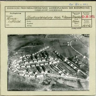 Essen, Eyhof-Siedlung, Stadtwald-Siedlung