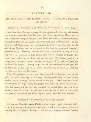 Chapter III. Continuation of the history during the Second Dynasty of Kings