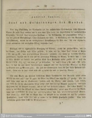 Zwölftes Capitel. Lauf und Erscheinungen des Mondes