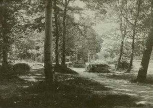 Brunnen : Saalburg. Brunnen der Canabae. Vor der Porta Decumana liegt das Lagerdorf (Canabae) mit den Bauten und Vorratskellern der Gastwirte und Händler