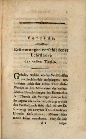 System des Naturrechts nach kritischen Prinzipien, 2