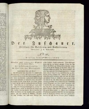 No. 37 - 27. März 1821