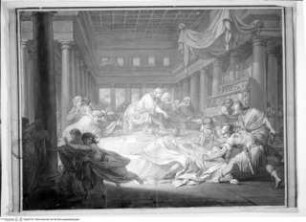 Concorso Accademico 1771, Prima Classe: Amnon wird während Absaloms Bankett ermordet, secondo premio