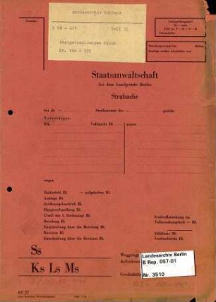 Dokumentensammlung B I b 188 - 195