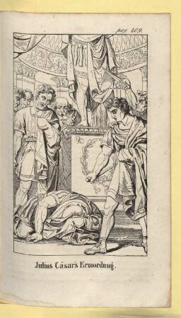 Julius Cäsar's Ermordung