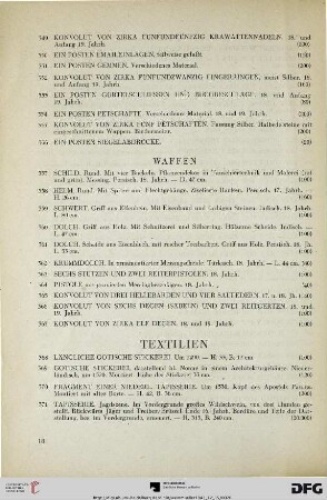 Textilien (Nr. 368-394)