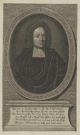 Bildnis des Gottfried Arnold