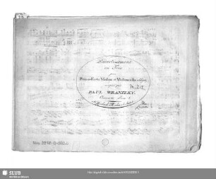Divertissement en Trio pour Piano-Forte, Violon et Violoncelle obligés : Oeuvre 32. Livre [hs.: 2]