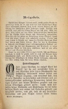 Meßbuchlein : Die gewöhnlichen Meßgesänge nach dem römischen Graduale, nebst den Mißgebeten des Priesters, einigen Hymnen und Gebeten, herausg. von Joseph Mohr