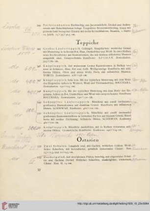 Teppiche (Nr. 345-351)