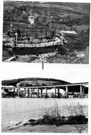 Taubertalbrücke in km 472,227 Gründung Pfeiler K
