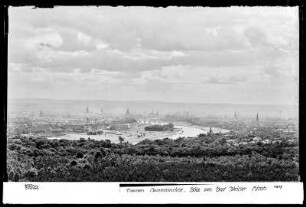 Dresden, Gesamtansicht, Blick von Bad Weißer Hirsch