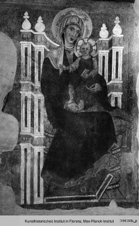 Himmelfahrt Christi mit den Aposteln, Madonna mit Kind und Heiligen : Heiliger Basilius der Große und Madonna mit Kind