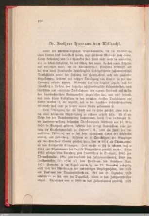 Dr. Freiherr Hermann von Mittnacht