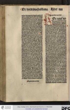 Incipit liber quartus.