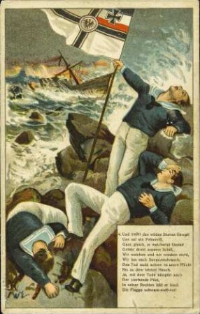 Und treibt des wilden Sturms Gewalt [...]
