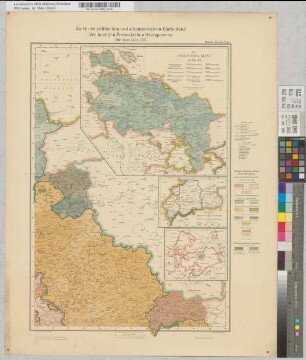 Karte der politischen und administrativen Einteilung der heutigen preußischen Rheinprovinz für das Jahr 1789, Blatt II: Elberfeld - Essen