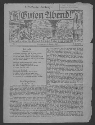 Guten Abend!. 1926-1928