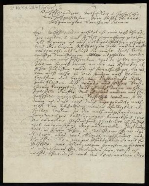 Brief von Heinrich Fergen an Friedrich Lucae
