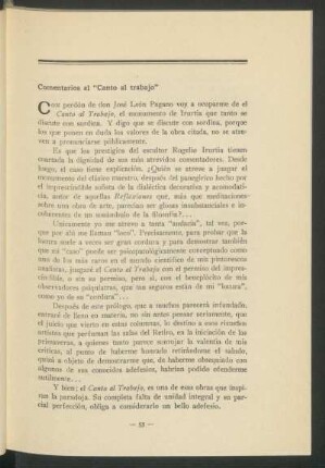 Comentarios al "Canto al trabajo"