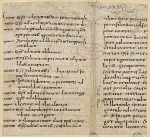 Formulae S. Emmerami (Fragment) - BSB Clm 29585(2