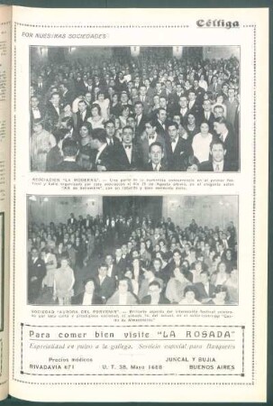 [Vista del festival organizado por la] Sociedad "Aurora del Porvenir"