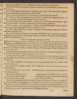 Poetici & ad rem metricam facientes Libri.
