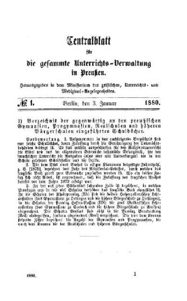 Verzeichnis der gegenwärtig an den preußischen Gymnasien, Progymnasien, Realschulen und höheren Bürgerschulen eingeführten Schulbücher