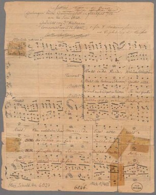 Festlied, Männerchor, Klavier - BSB Mus.Schott.Ha 6027