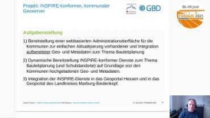 Kommunales Geoportal zur dynamischen Bereitstellung INSPIRE-konformer Dienste - Beispiel einer interkommunalen Zusammenarbeit (IKZ)