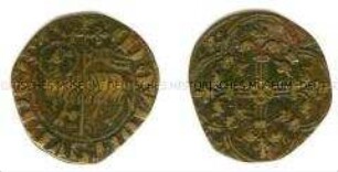 Französischer Rechenpfennig mit Lamm Gottes
