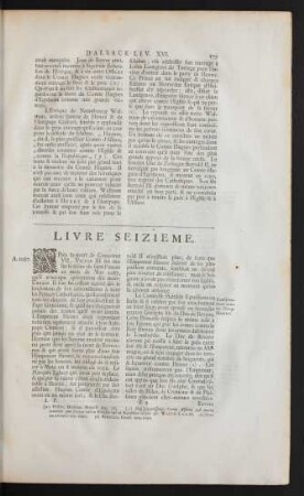 Livre Seizieme