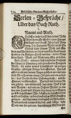 Seelen-Gespräche/ Uber das Buch Ruth.