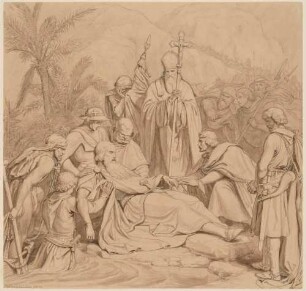 Die Auffindung der Leiche Friedrich Barbarossas