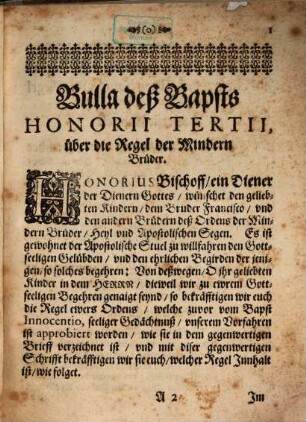 Regula Und Testament, Sambt den Constitutionibus der Mindern Brüder deß heiligen Francisci Ordens, die Cappuciner genannt