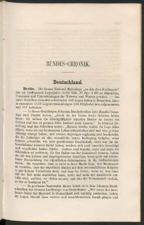 Bundes-Chronik.