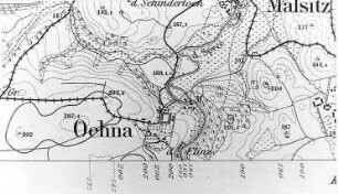 Bautzen-Oehna. Meßtischblatt, Sekt. Luttowitz, 1884