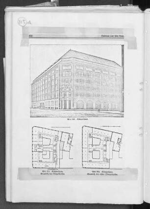 Abb. 900. Klöpperhaus. Abb. 901. Klöpperhaus, Grundriß des Erdgeschosses. Abb. 902. Klöpperhaus, Grundriß des ersten Obergeschosses.