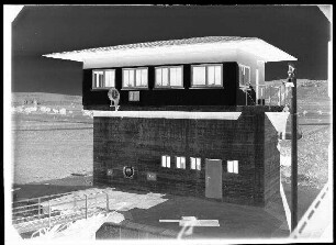 Staustufe Limbach. Das Schleusensteuerhaus.