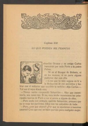 Capítulo XXI - Lo que pueden mil francos