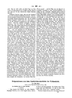 Präparationen aus dem Geschichtsunterrichte der Volksschule