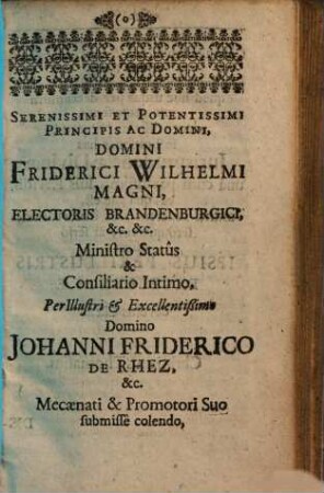 Christiani Thomasii Institutiones Jurisprudentiae Divinae : In Positiones succinctè contractae ; In quibus Hypotheses Illustris Pufendorfii circa doctrinam Juris Naturalis Apodicticè demonstrantur ... ; His praemissa est Dissertatio Prooemialis & magnam partem Apologetica, 1