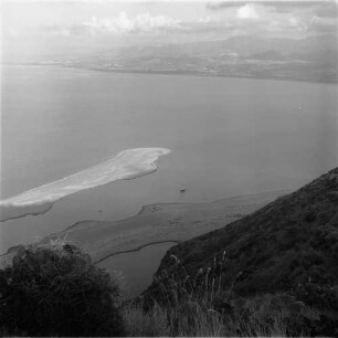 Sizilien, Tindari, Blick auf die Lagune