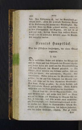 Neuntes Hauptstück.