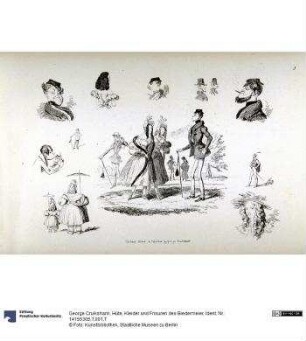 Hüte, Kleider und Frisuren des Biedermeier
