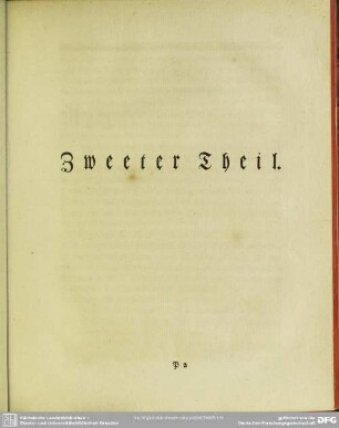 Zweeter Theil